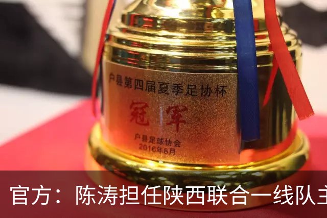 官方：陈涛担任陕西联合一线队主教练